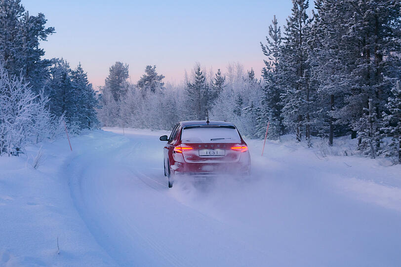 Der ADAC-Winterreifentest in Ivalo (Finnland). Der ADAC-Winterreifentest in Ivalo (Finnland).