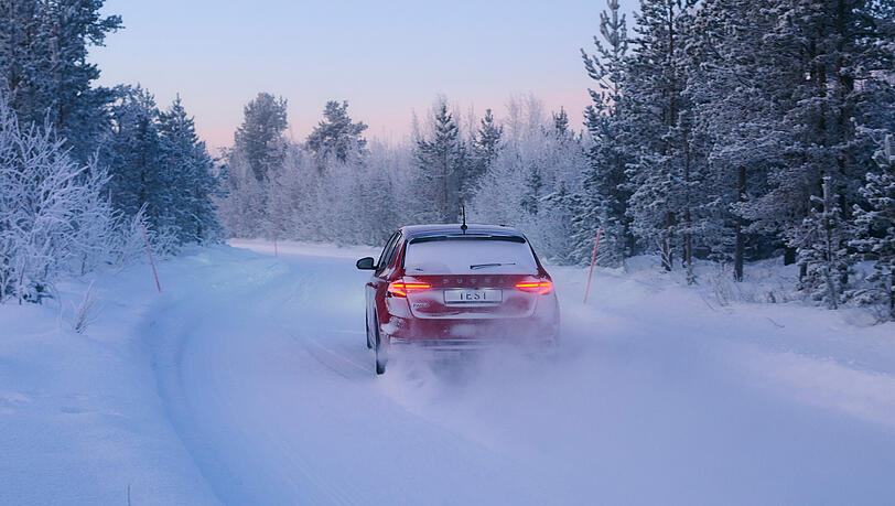 Der ADAC-Winterreifentest in Ivalo (Finnland). Der ADAC-Winterreifentest in Ivalo (Finnland).