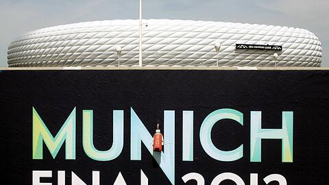 München rüstet sich: Am Samstag ist Finale dahoam in der Allianz Arena.