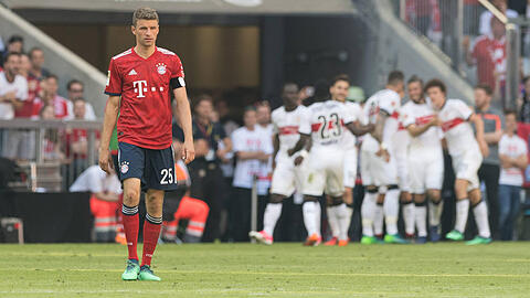 Blieb wie viele seiner Mitspieler beim Saisonfinale gegen den VfB Stuttgart blass: Thomas Müller.