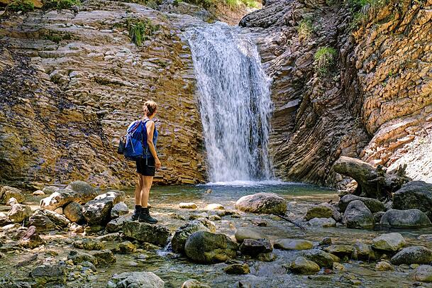 In der Schleifenmühlklamm kann man sich wunderbar abkühlen. In der Schleifenmühlklamm kann man sich wunderbar abkühlen.