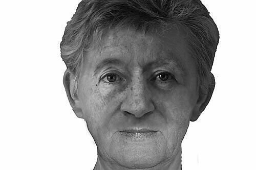 Das rekonstruierte Bild der Frau: So könnte die Frau ausgesehen haben