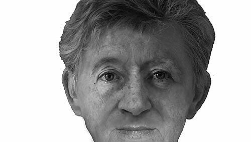 Das rekonstruierte Bild der Frau: So könnte die Frau ausgesehen haben Das rekonstruierte Bild der Frau: So könnte die Frau ausgesehen haben