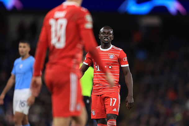 Sadio Mané beim Spiel gegen Manchester City – sichtlich emotional. Sadio Mané beim Spiel gegen Manchester City – sichtlich emotional.