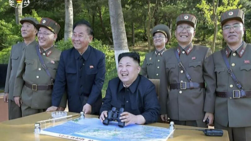 Ein vom nordkoreanischen Fernsehsender KRT zur Verfügung gestelltes Video von Machthaber Kim Jong Un.
