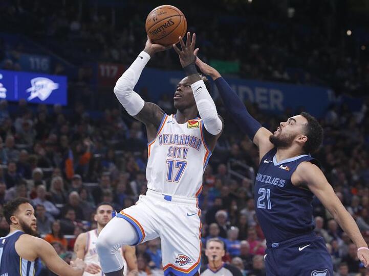 Überragender Spieler beim Oklahoma-Sieg gegen Memphis: Dennis Schröder.