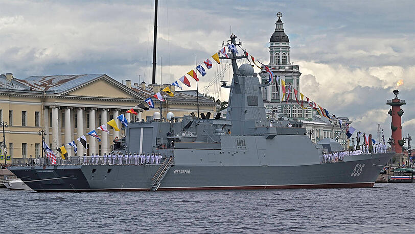 Ukrainische Militärs hatten am vergangenen Wochenende die russische Schwarzmeerflotte auf deren Stützpunkt in Sewastopol auf der Halbinsel Krim angegriffen. (Symbolbild)