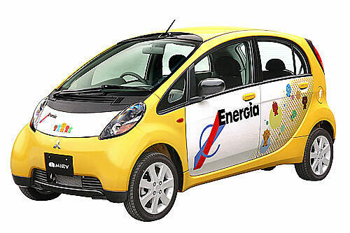Wird eines der ersten serienreifen Elektroautos. der Mitsubishi i-EV
