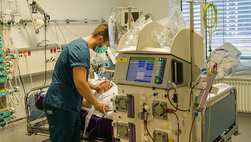 In der dritten Welle landen viele Patienten auf der Intensivstation.
