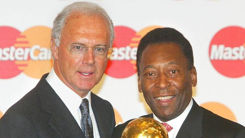Mit Pelé habe der Fußball laut Franz Beckenbauer "den Größten seiner Geschichte verloren".