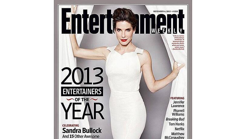 Alte Schule: Die Hollywood-Diva Sandra Bullock auf dem Cover der "Entertainment Weekly" Alte Schule: Die Hollywood-Diva Sandra Bullock auf dem Cover der "Entertainment Weekly"