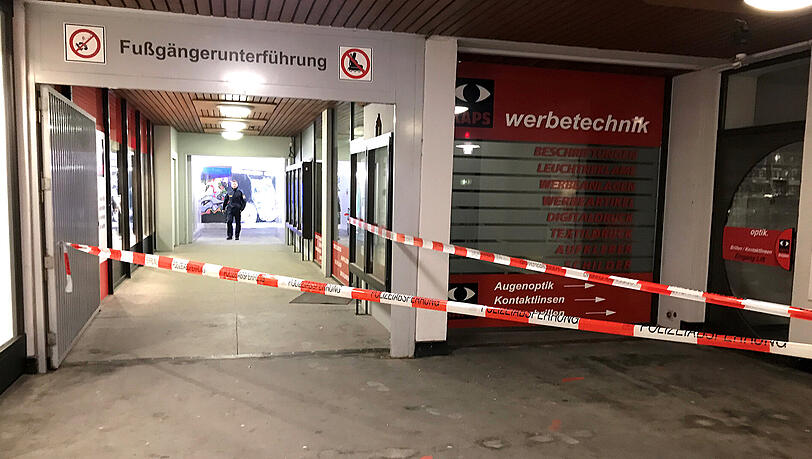 In dieser Fußgängerunterführung kam es zur Schlägerei. In dieser Fußgängerunterführung kam es zur Schlägerei.