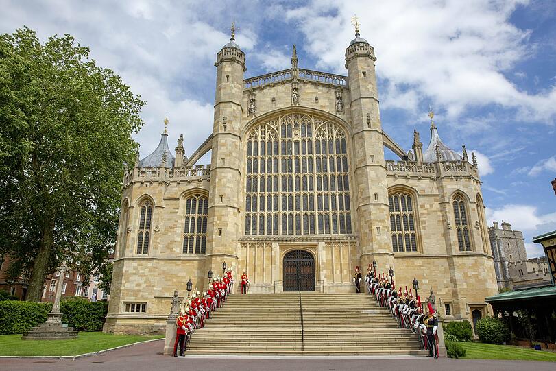 Die Trauerfeier für Prinz Philip fand in der St George's Chapel auf Schloss Windsor statt.