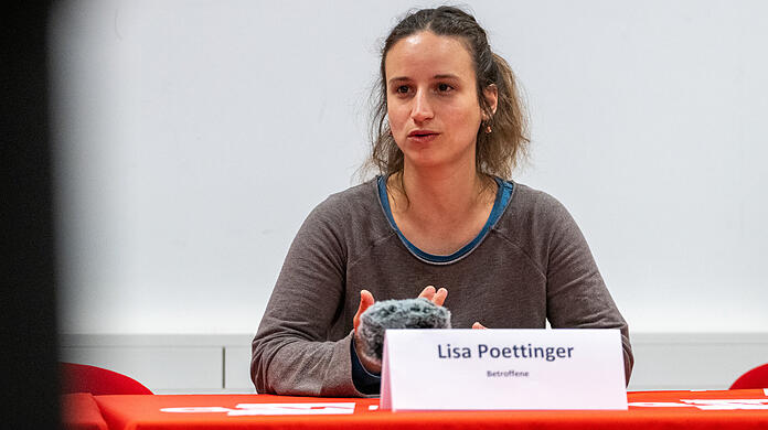 Die angehende Lehrerin und Klimaaktivistin Lisa Poettinger. Das Kultusministerium in Bayern hatte der Lehramtsstudentin offiziell ihre Zulassung zum Referendariat verweigert. Die junge Frau ist Mitglied in der Gruppe "Offenes Antikapitalistisches Klimatreffen München", welche der bayerische Verfassungsschutz als linksextrem einstuft.