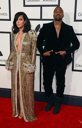 Kim Kardashian und Kanye West