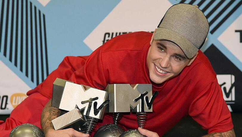 Räumte bei den MTV EMAs mächtig ab: Justin Bieber. Räumte bei den MTV EMAs mächtig ab: Justin Bieber.
