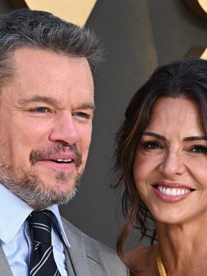 Matt Damon und Ehefrau Luciana Anfang Juli in London.