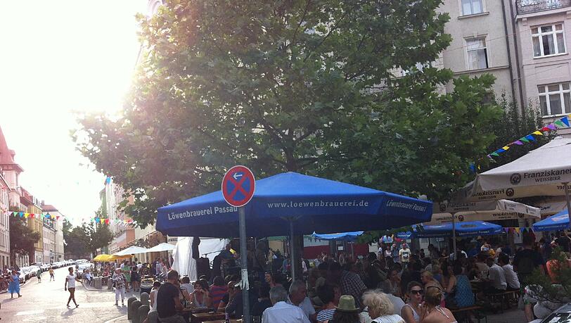 Das Straßenfest am Samstag Das Straßenfest am Samstag