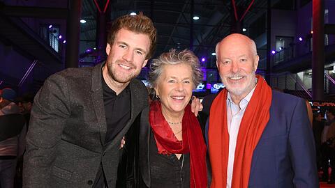 Luke Mockridge mit seinen Eltern Bill und Margie.