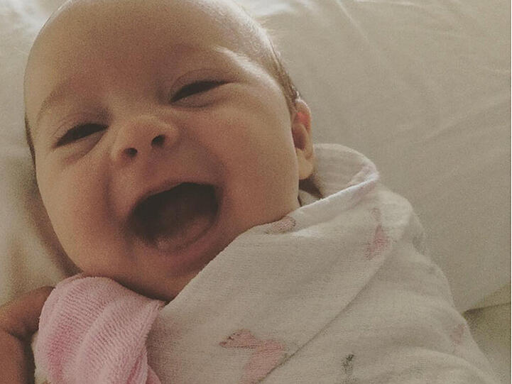 So sieht ein glückliches Baby aus: Andy Rose Osbourne