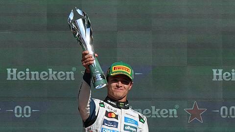 Mit einem Punkt Vorsprung der neue WM-Führende: Lando Norris