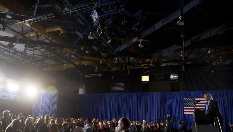 Donald Trump bei seiner Rede in Miami. Donald Trump bei seiner Rede in Miami.