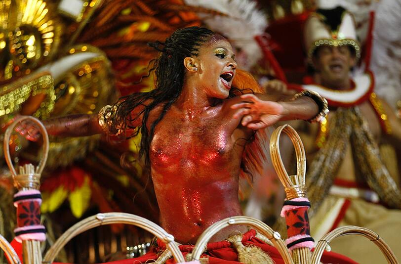 Samba in Rio 2012: Die Bilder vom Zuckerhut. Mit Fergie und Jennifer Lopez