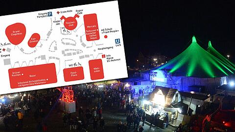 Wo ist was auf dem Winter-Tollwood 2015? Die AZ zeigt Ihnen, wo's lang geht.
