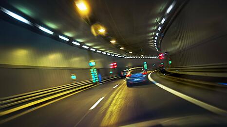 Im Luise-Kiesselbach-Tunnel passierte der Unfall.