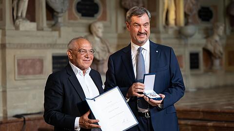Wurde in diesem Jahr geehrt: Felix Magath (l).