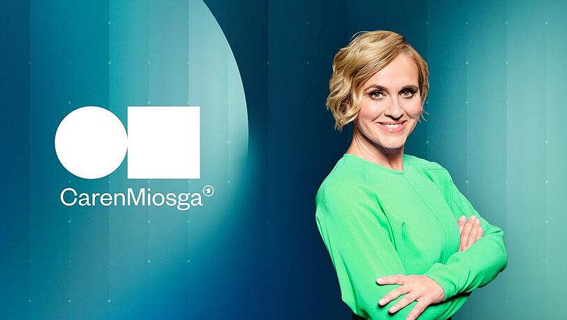 Caren Miosga diskutiert sonntags in ihrer ARD-Talkshow mit prominenten Gästen. Caren Miosga diskutiert sonntags in ihrer ARD-Talkshow mit prominenten Gästen.