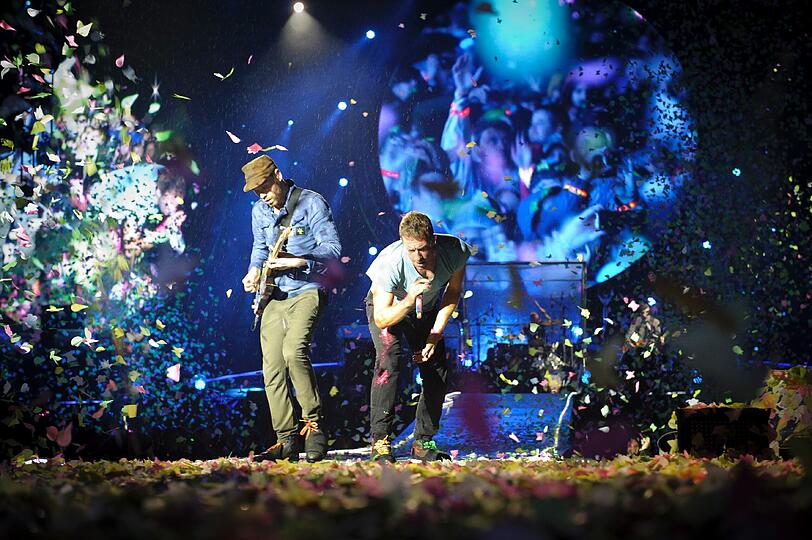 Sehen Sie hier noch mehr Bilder vom Coldplay-Konzert in München.
