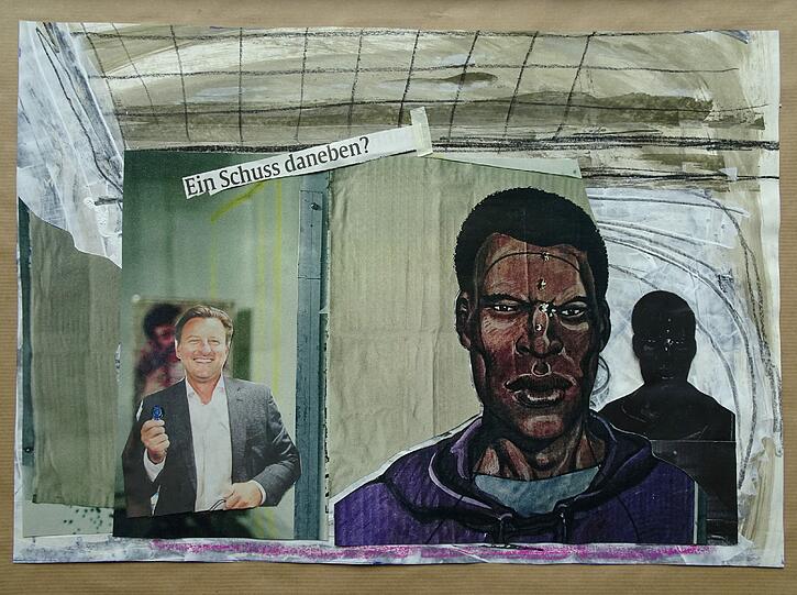 Die Bilder zeigen das Thema Flucht aus unterschiedlichsten Perspektiven.