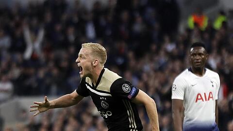 Brachte Ajax in Tottenham in Führung: Donny van de Beek.