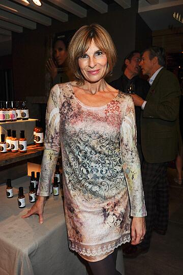 Maria Bachmann beim mediterranen Abend der Schweizer Naturkosmetikmarke OLIVEDA im Bayerischen Hof.