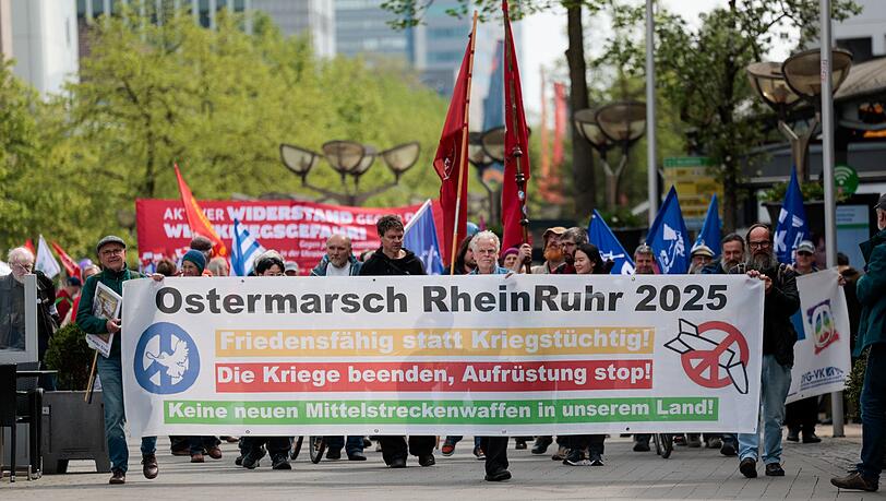 Zum Ostermarsch Rhein-Ruhr werden an drei Tagen insgesamt etwa 2.000 Teilnehmer erwartet.