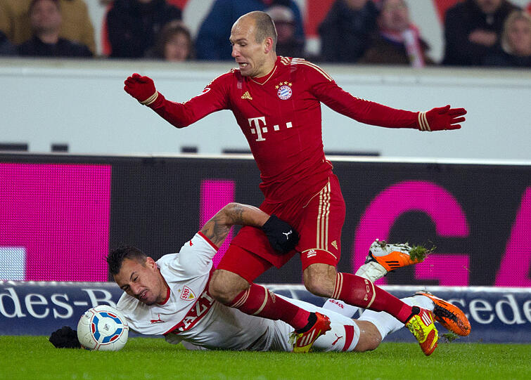 Stuttgart gegen Bayern - die Bilder vom Spiel.
