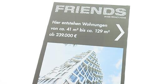 Dieser Wohnturm entsteht an der Friedenheimer Brücke.