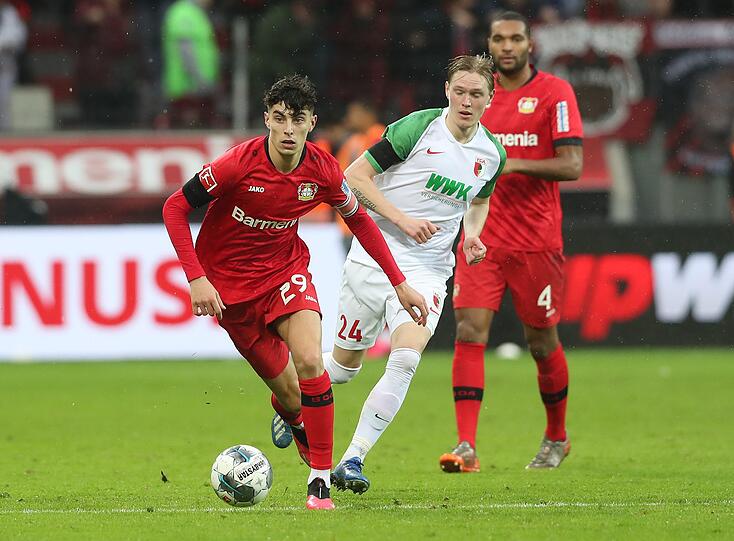 Auch Bayer Leverkusen mit Kai Havertz hat noch eine Chance auf die Meisterschaft.