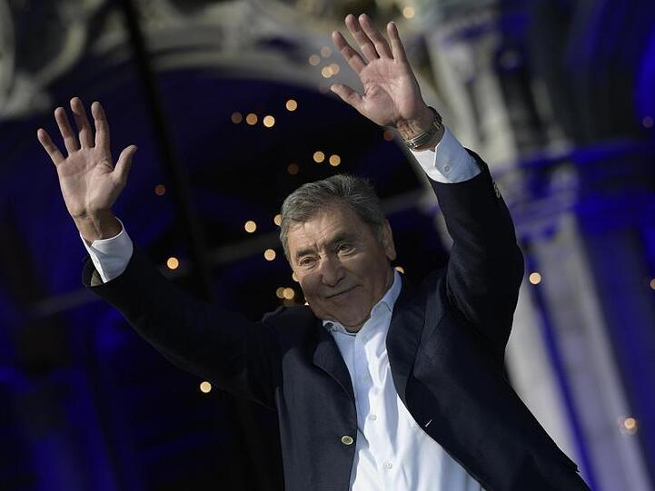 Eddy Merckx wurde in Brüssel gefeiert.