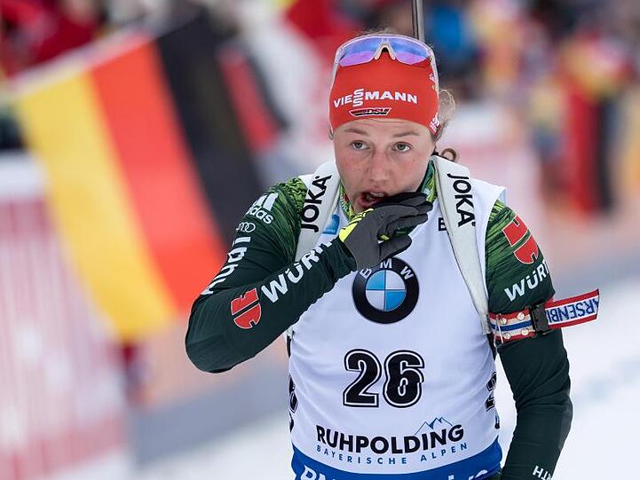 Holt sich in Kanada ihren WM-Feinschliff: Laura Dahlmeier.