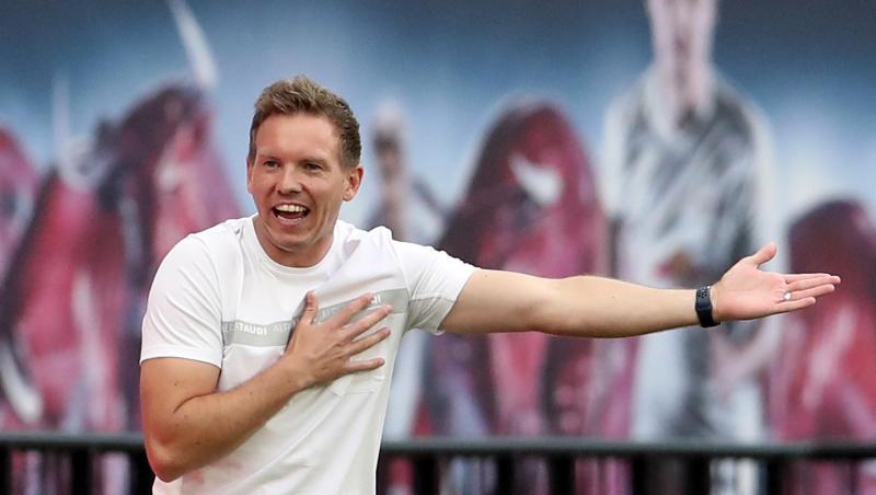 Ist mit Leipzig bei seine Ex-Club Hoffenheim gefordert: RB-Coach Julian Nagelsmann. Ist mit Leipzig bei seine Ex-Club Hoffenheim gefordert: RB-Coach Julian Nagelsmann.