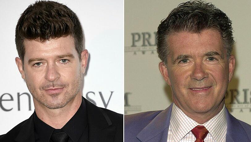 Popstar Robin Thicke (39) trauert um seinen Vater. Der Schauspieler Alan Thicke erlitt beim Eishockeyspielen einen Herzinfarkt.