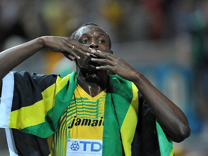 Usain Bolt: Der schnellste Mensch der Welt.