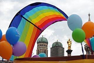 Bunt: Die Münchner Innenstadt
