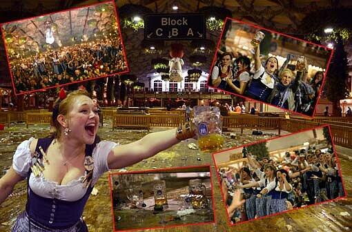Die emotionalsten Bilder vom Wiesn-Kehraus: Bedienungen feiern am 07.10.2012 in München den traditionellen Kehraus im Höfbräu-Festzelt und beschließen damit ihre arbeitsreiche Zeit auf dem Oktoberfest. Nach 14-tägiger Dauer ging am Sonntag das 179. Oktoberfest zu Ende.