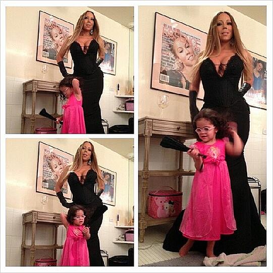 Mariah Carey und ihre Tochter Monroe brezeln sich auf