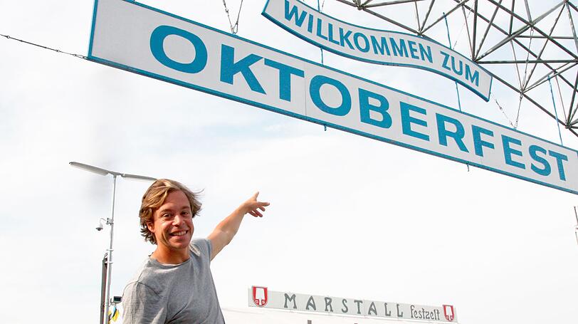 Tobias Krell blickte als "Checker Tobi" auch hinter die Kulissen des weltgr&ouml;&szlig;ten Volksfests.
