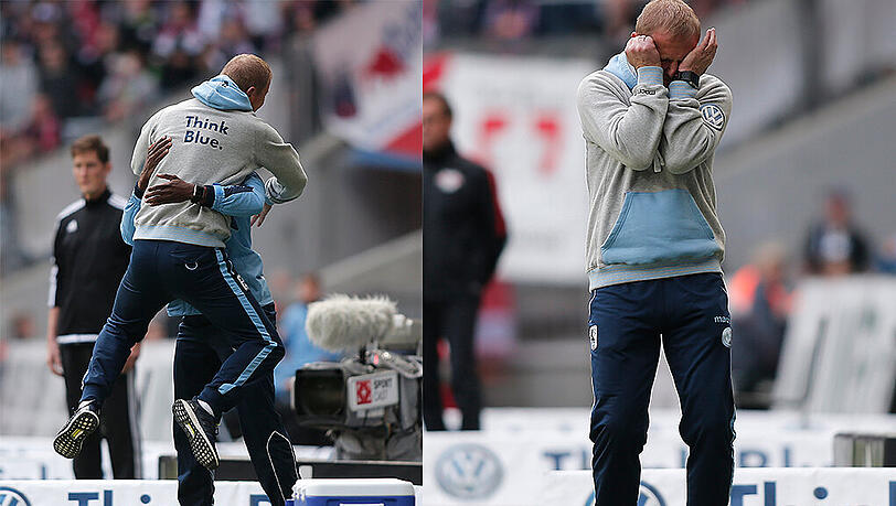 Mal Einpeitscher, mal verzweifelt: Löwen-Coach Torsten Fröhling. Mal Einpeitscher, mal verzweifelt: Löwen-Coach Torsten Fröhling.