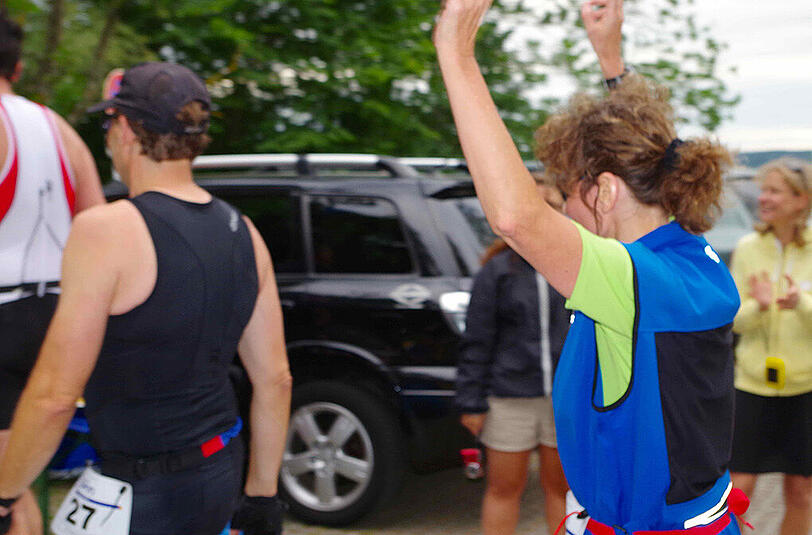 Der Bayerische Eisenmann 2015: Ein rundum gelungener Triathlon am stürmischen Starnberger See.
